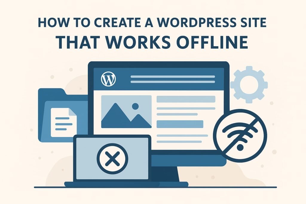 How to Create a WordPress Site That Works Offline at digitalsolutionxpert