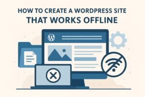 How to Create a WordPress Site That Works Offline at digitalsolutionxpert